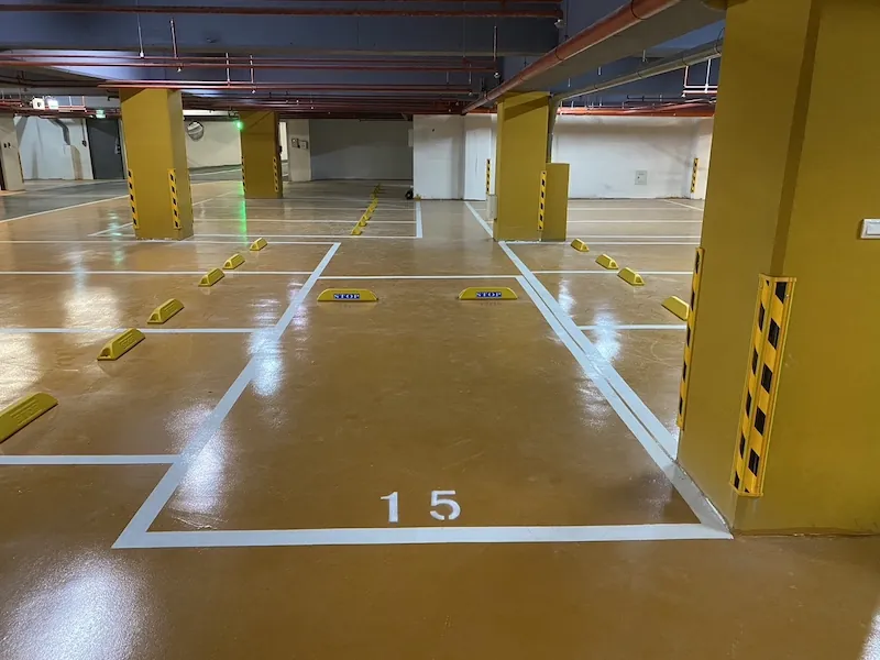 停車場防撞條安裝